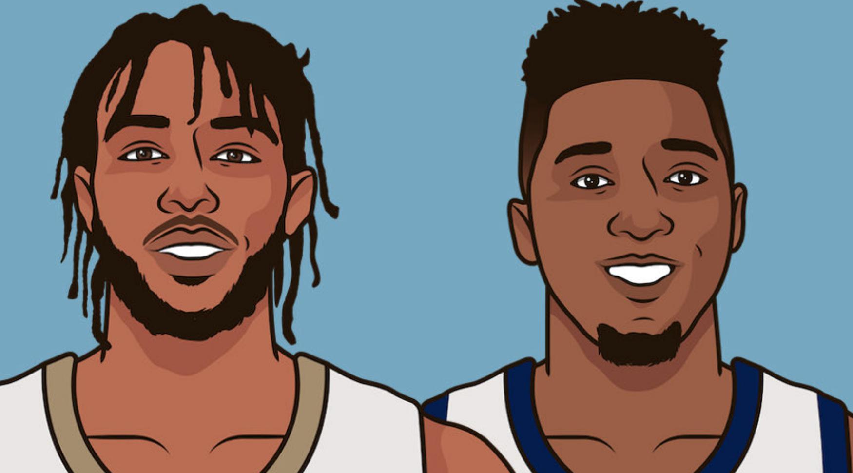 英格拉姆和米切尔成为NBA史上最年轻同场各得45+的球员