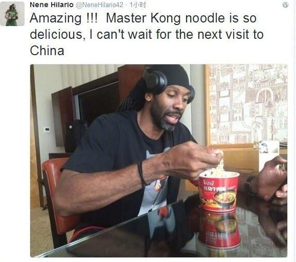 NBA球星来中国都吃些什么？(19)