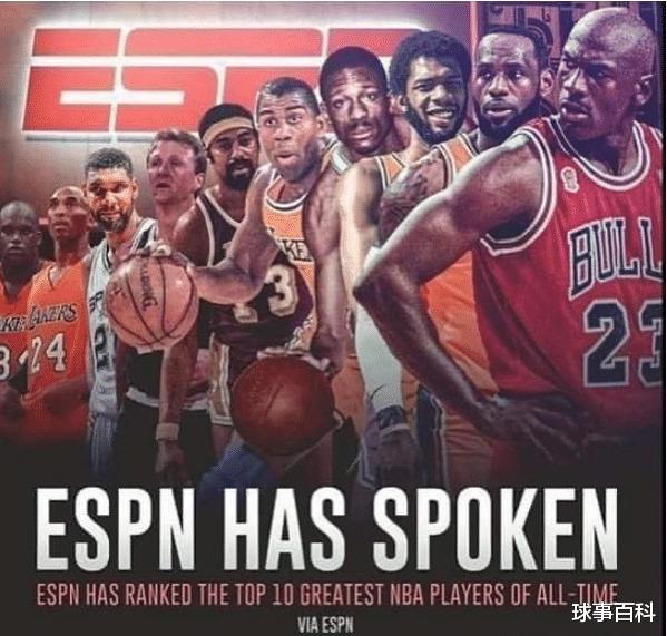 美媒评出NBA最伟大的10名球员 奥尼尔入选并转发支持(4)