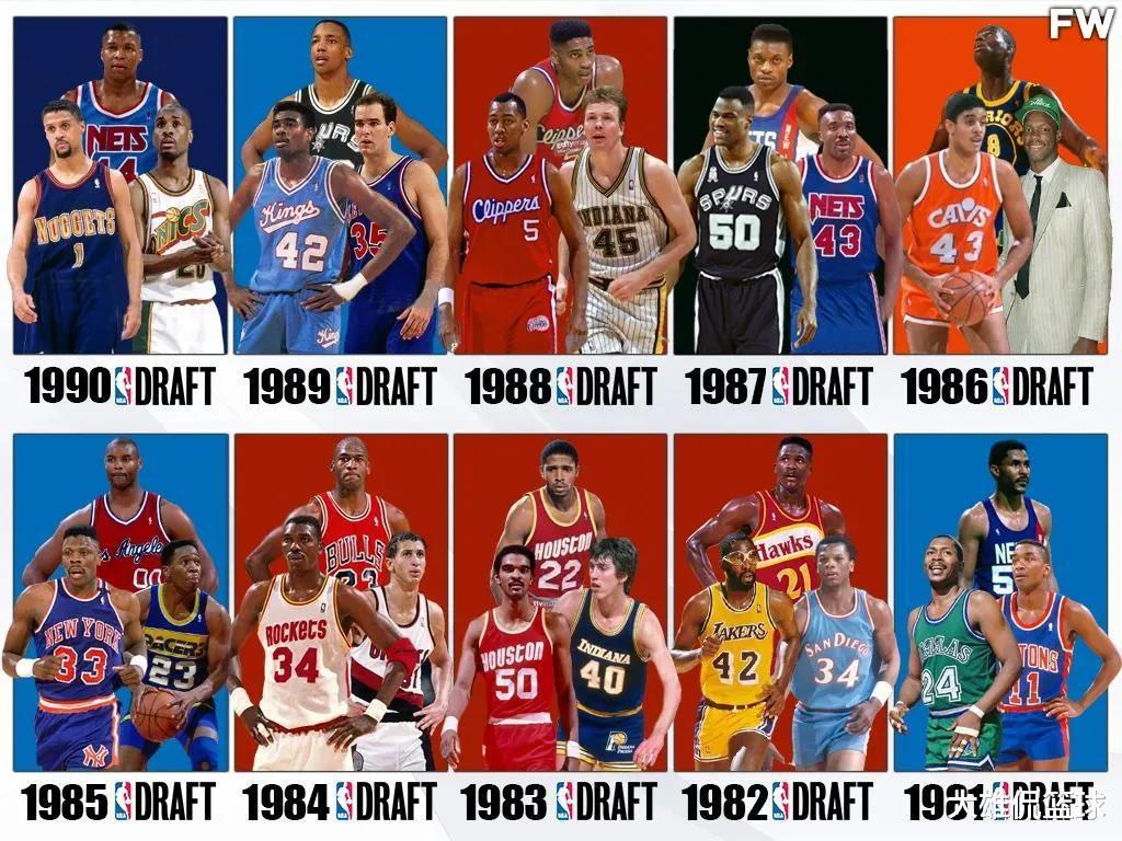 1981年到1990年NBA选秀大会前三名，哪些球员被高估？