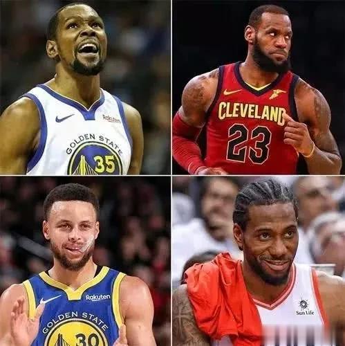 NBA近十年的总冠军依旧在这几人身上，何时才能看到新人接管这个联盟！
詹姆斯：4(1)