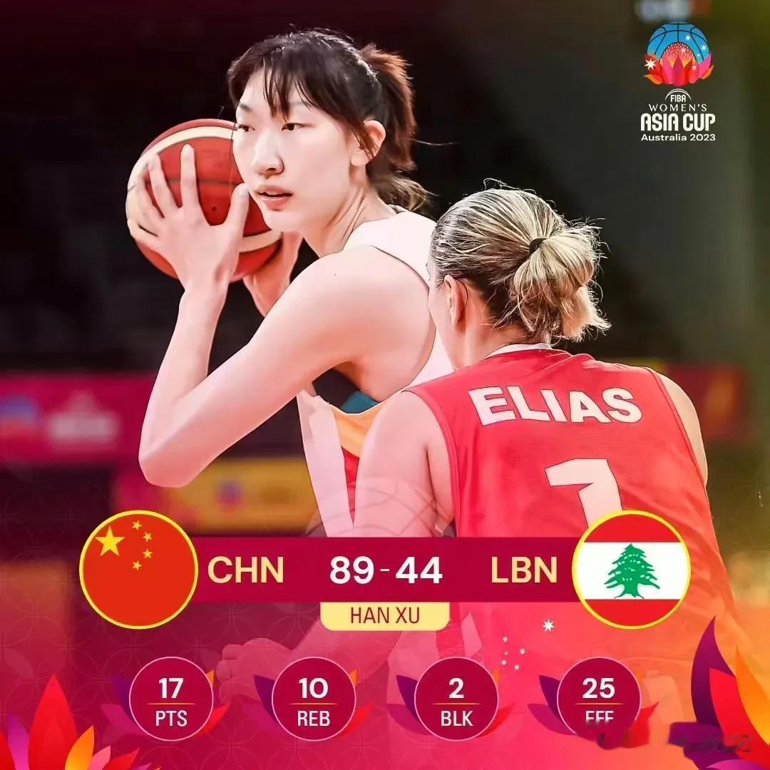 【战报：中国女篮首战告捷，完胜对手】2023 小组赛，中国女篮首战89比44大胜