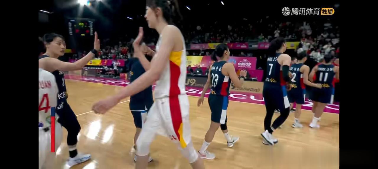 中国女篮加时赛87比81艰难战胜韩国，为韩国女篮点赞，血性十足，韧性十足，韩旭全(5)