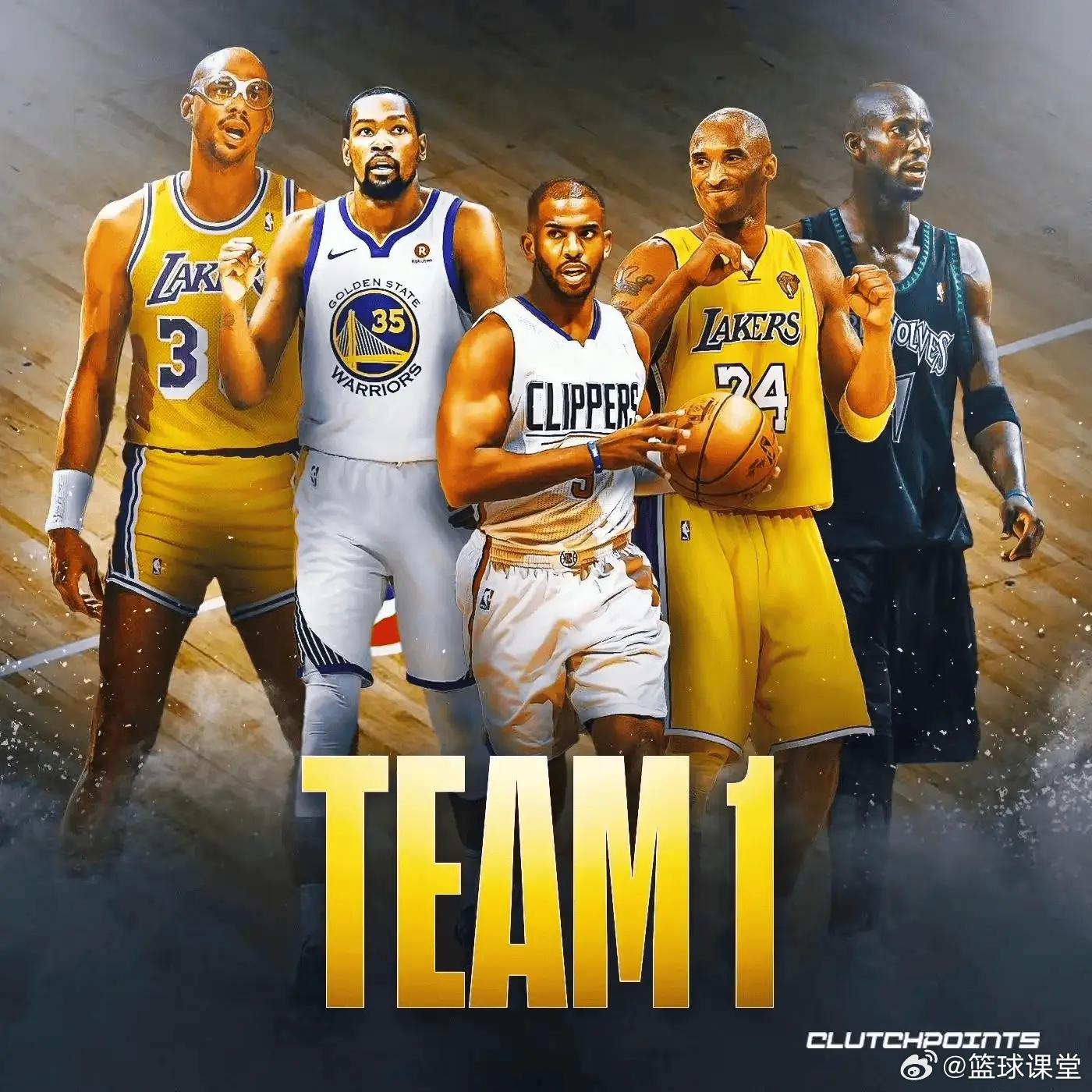 NBA历史最强阵容对决，哪一组最强？ ​​​
