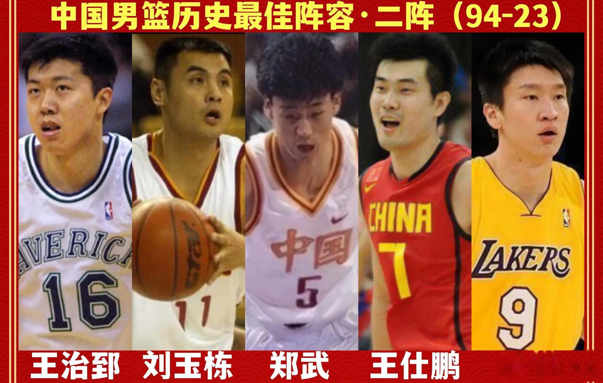 中国男篮历史最佳阵容 · 一阵&二阵&三阵（1994-2023）合理吗？ ​​​(2)