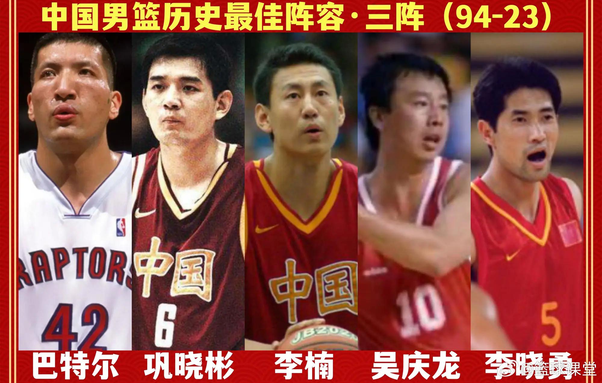 中国男篮历史最佳阵容 · 一阵&二阵&三阵（1994-2023）合理吗？ ​​​(3)