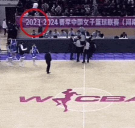 中国篮球赛场混乱：观众行为失控，女球员劝解(2)