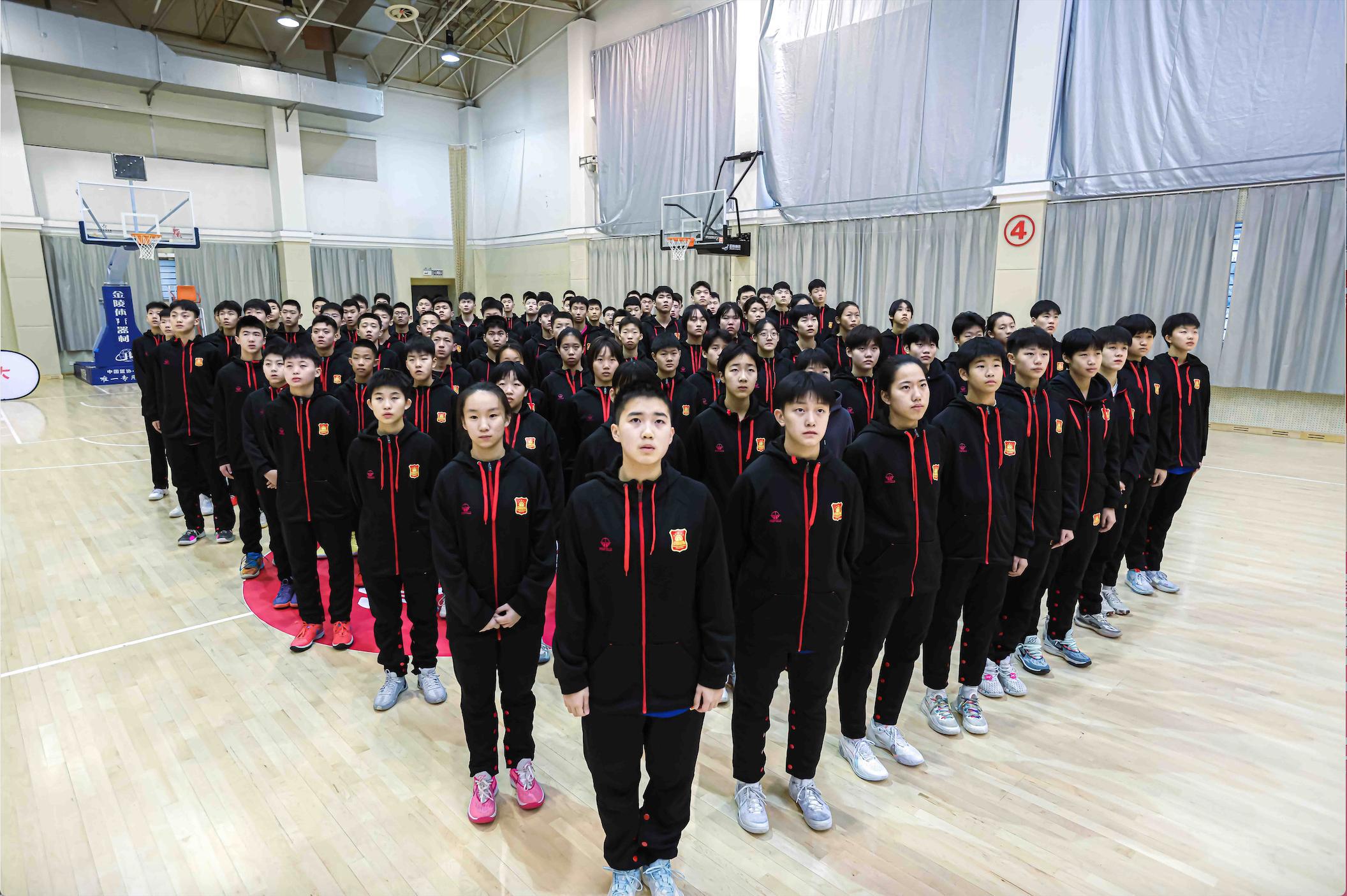 赢在未来 全国U13青少年篮球训练营开营(2)
