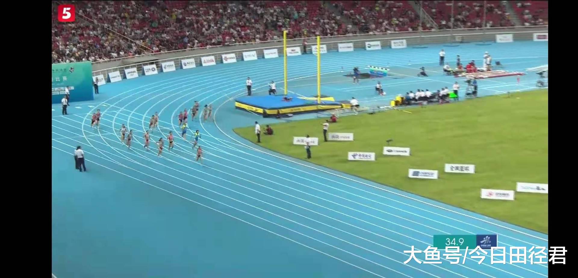 44秒44破亚洲青年纪录！双胞胎姐妹率广东队夺青运会百米接力冠军(3)