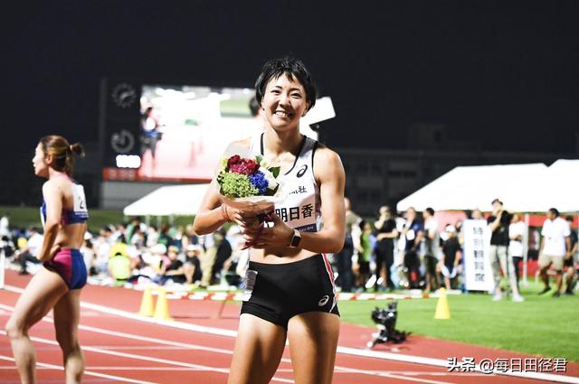 13秒00！日本名将寺田明日香夺得100米栏冠军中国今年落后0.24秒(6)