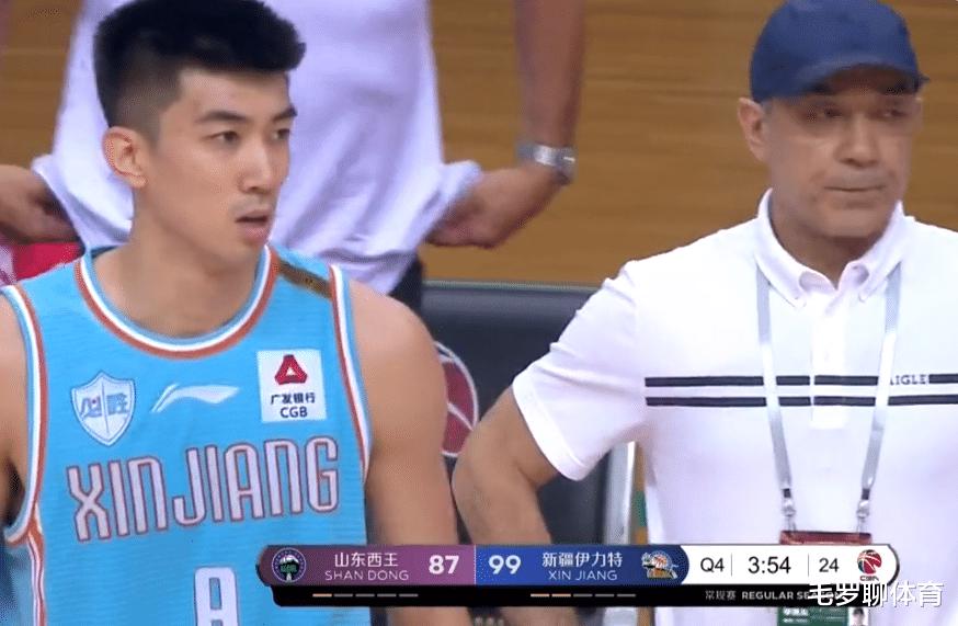 中国男篮有戏，新疆麒麟才子轰40+7+4，22岁+21岁姚明杜锋看过来(3)
