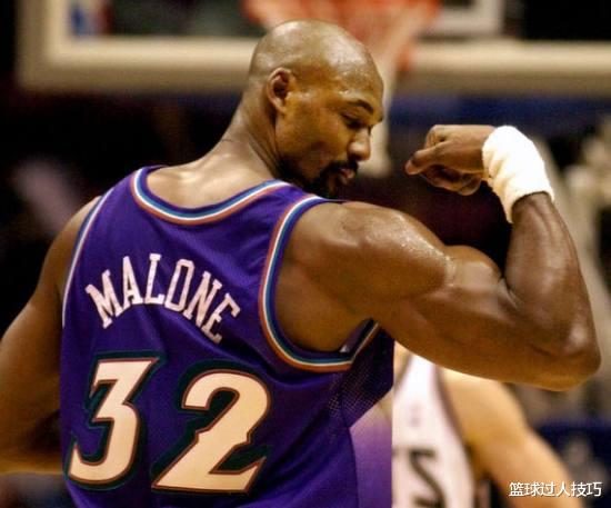 NBA历史十大恐怖麒麟臂：奥尼尔双臂快比奖杯粗，却只能排第二(12)