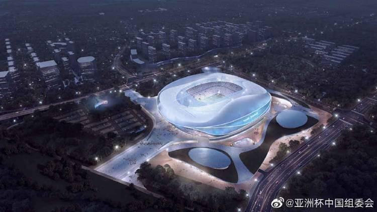 青岛亚洲杯足球场最新规划: 可容纳5万人, 预计2022年底交付(1)