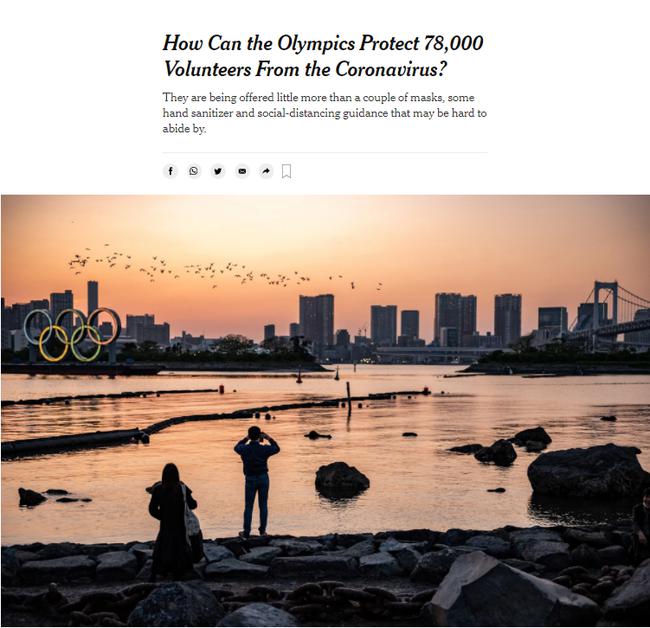 纽约时报：看到东京奥运发生超级传播事件的风险(1)