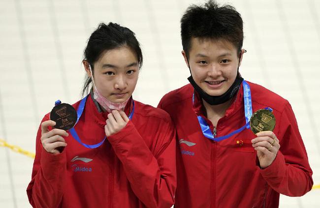 跳水世界杯三米板陈艺文夺冠 昌雅妮带伤出战摘铜(1)