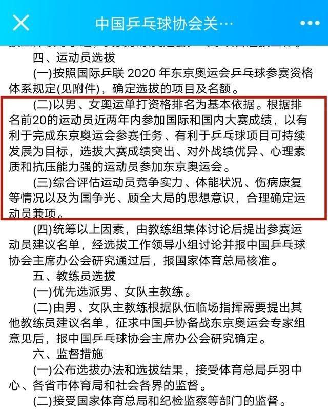 国乒正式公布奥运会选拔办法，刘诗雯唯一的优势，还有多少含金量