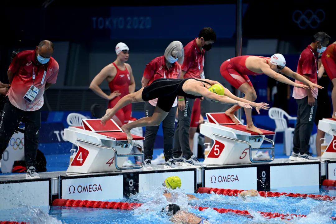 奥运会游泳比赛首日：中国队打破接力赛亚洲纪录，张雨霏、闫子贝成功晋级(1)