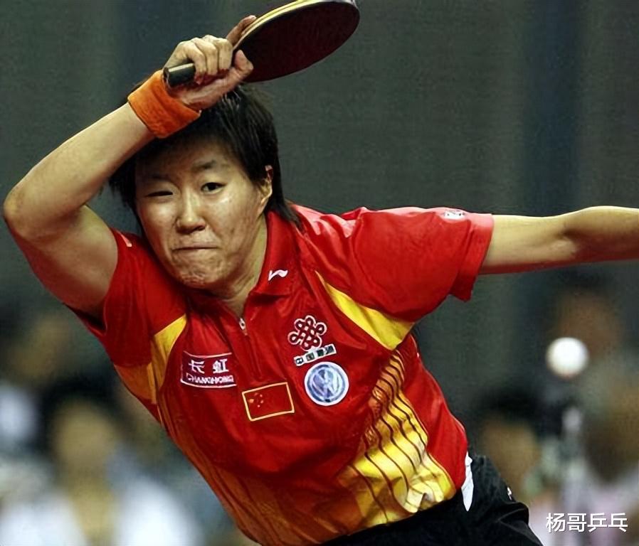 她参加过四次团体世乒赛，仅在决赛中出场一次，获胜后却哭成泪人(5)