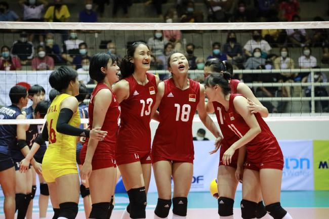 U18女排亚锦赛中国2-3惜败摘银 日本队实现8连冠