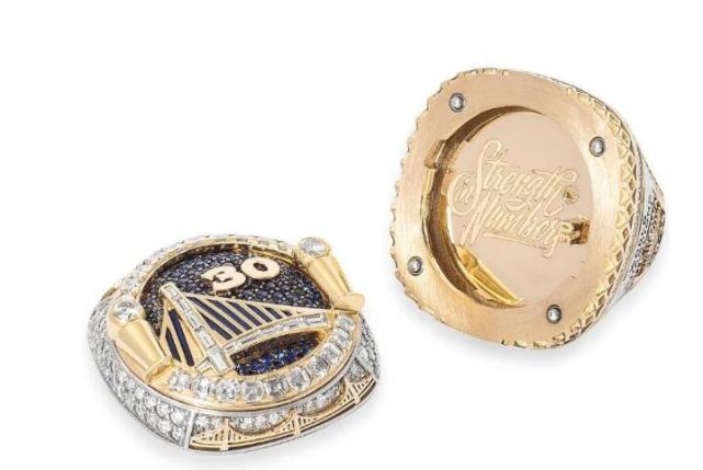 揭秘NBA总冠军戒指！最高造价超15万美元 勇士新戒指或带来惊喜(12)