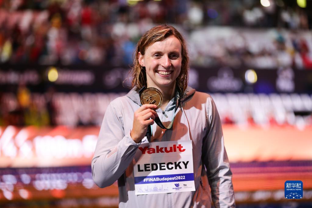 莱德基游泳世锦赛女子第一人 第19枚世锦赛金牌