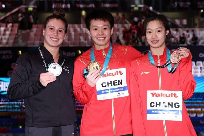 陈艺文夺第11金 中国跳水队世锦赛女3米板11连冠
