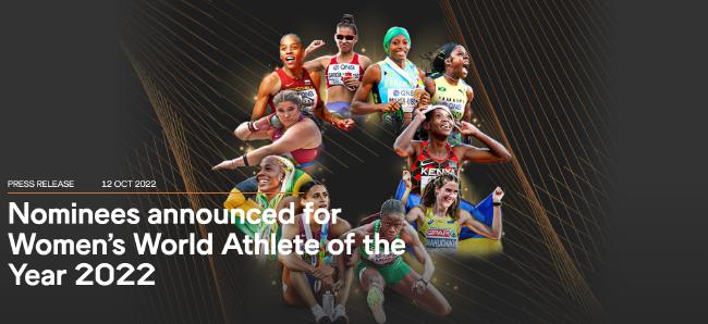 世界田联公布2022年度最佳男女运动员候选名单(2)