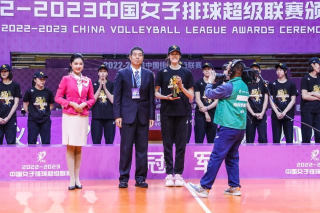 中国女排超级联赛最佳阵容揭晓 李盈莹当选MVP