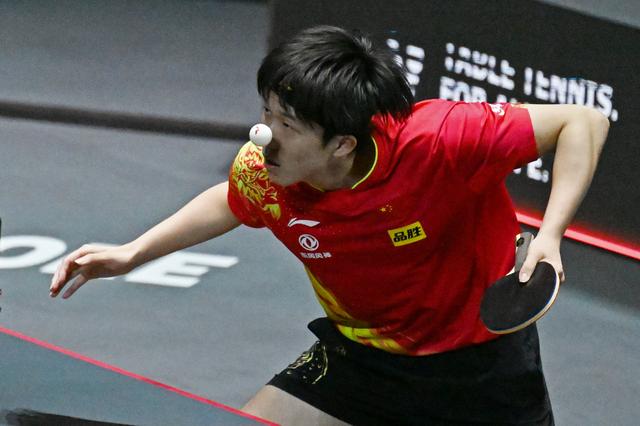 （体育）乒乓球——WTT新加坡大满贯：王楚钦晋级16强(3)