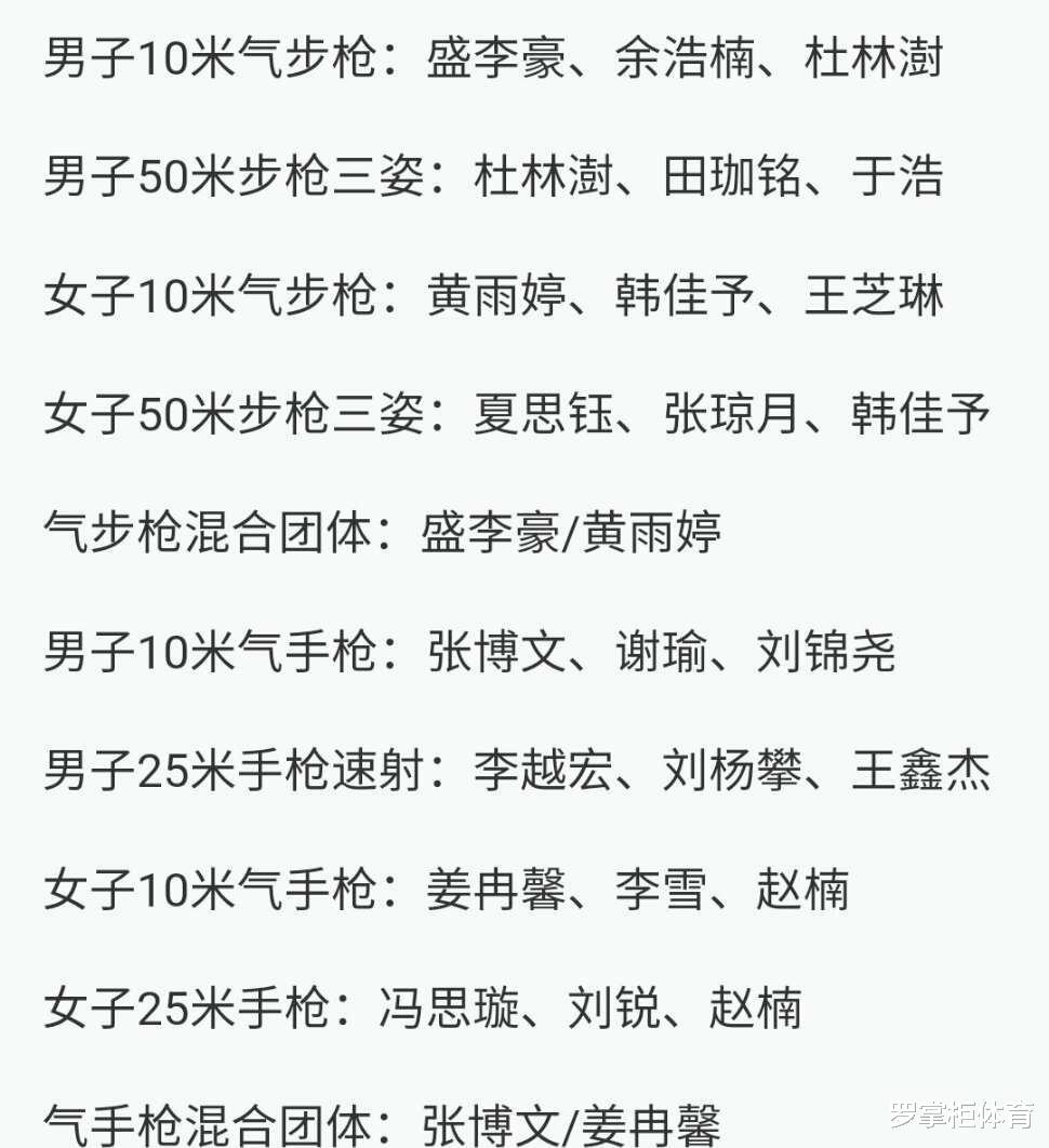 第一支中国传统强队公布亚运名单！弃用3位奥运冠军，阵容引热议(2)