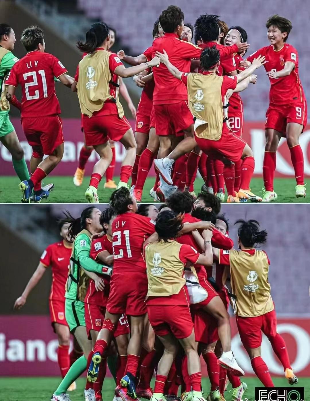 #95后空姐请女足球迷喝咖啡#  你永远可以相信中国女足，我们中国姑娘就是牛。 (5)