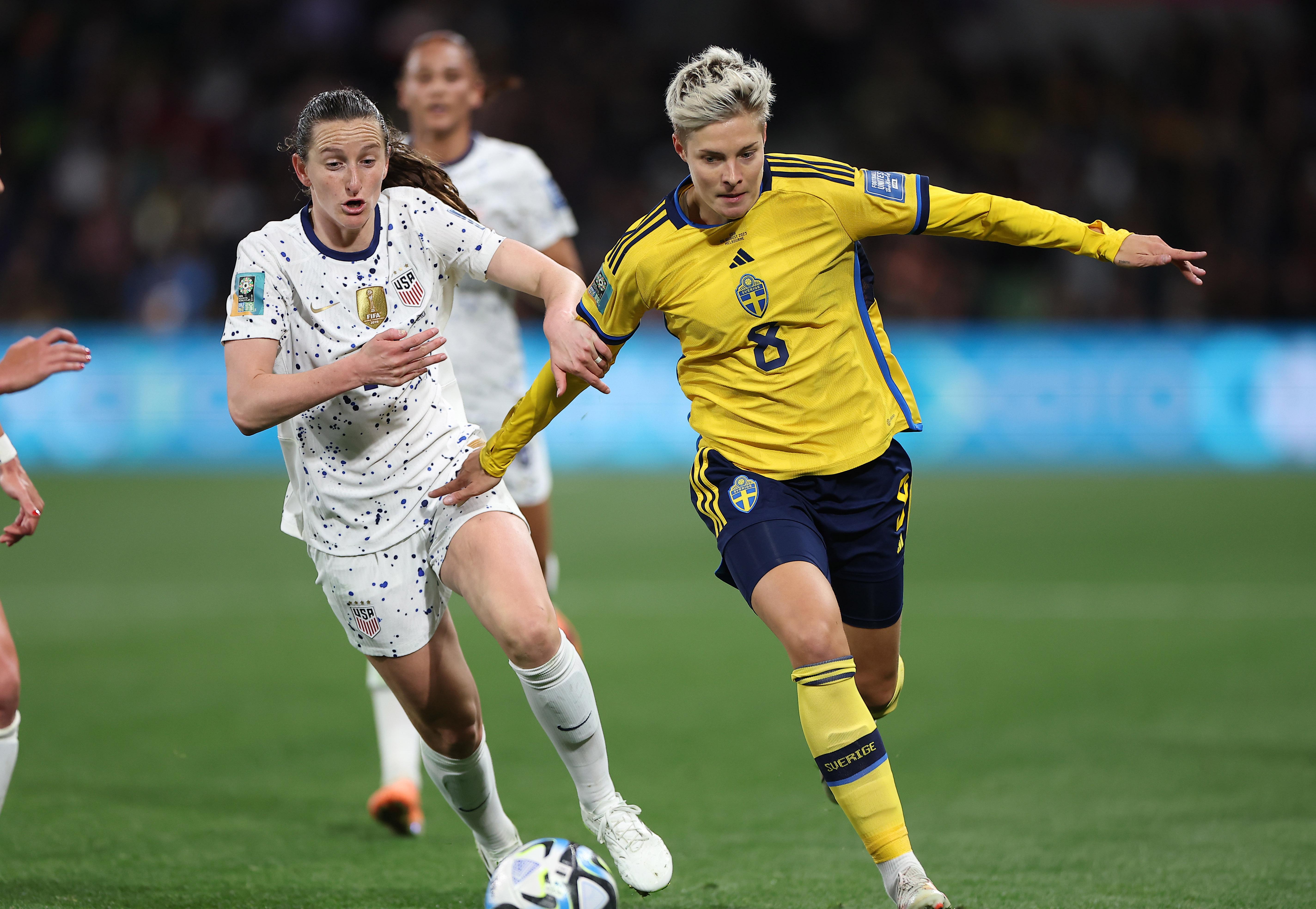 瑞典队击败美国队晋级八强