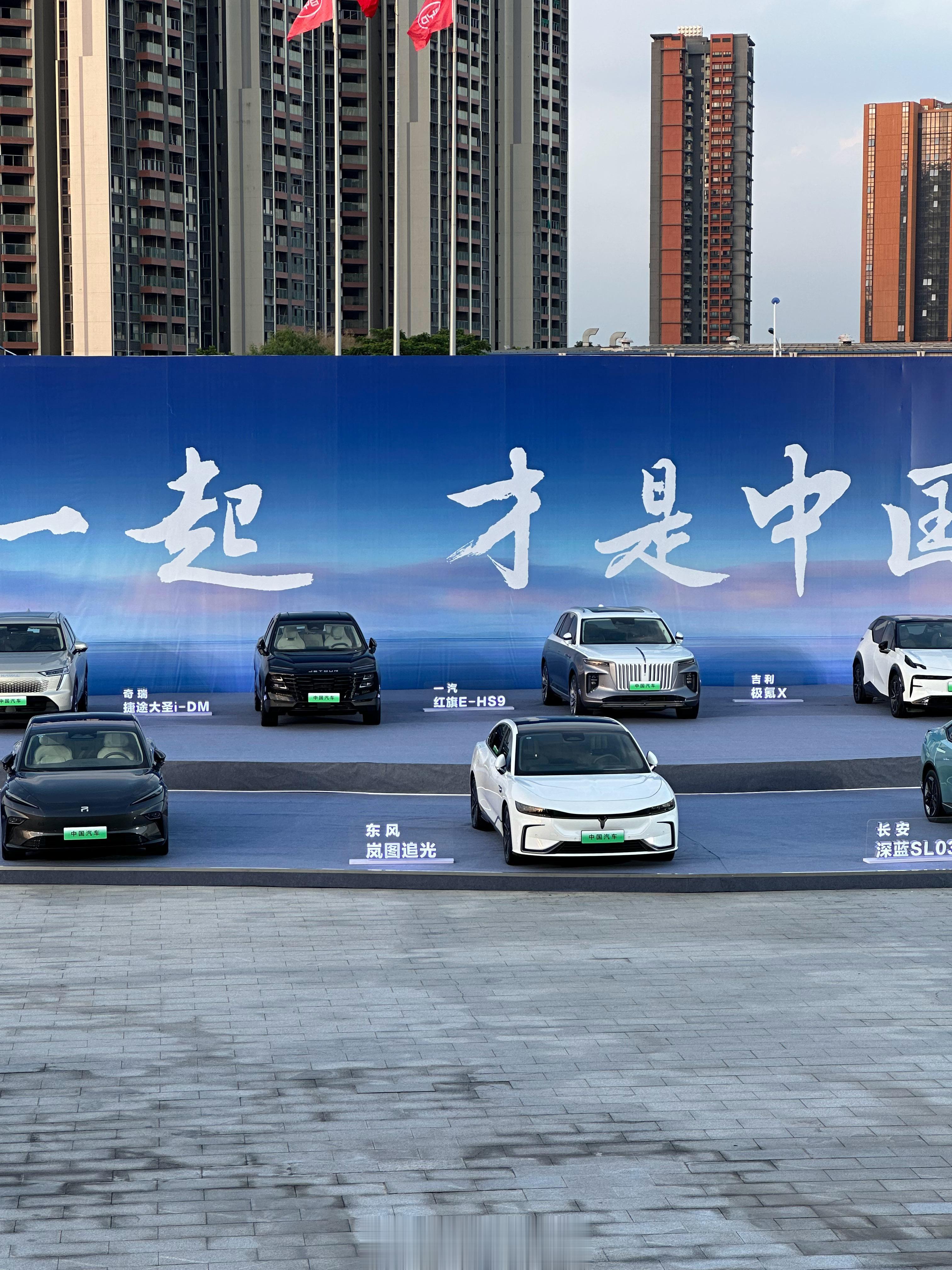 带大家看一下这次比亚迪会场的布置，还是很走心的比亚迪集结了中国品牌新能源汽车的最(4)