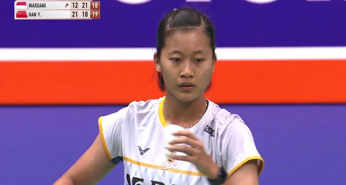 香港公开赛，韩悦2-1瓦尔达尼，晋级女单八强，中国1胜1负(2)