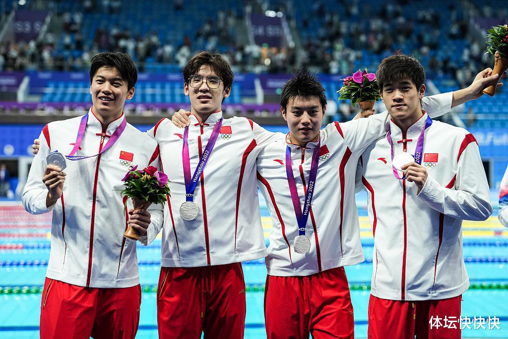 含金量十足！中国男子混接成绩：世锦赛夺冠，差世界纪录0.23秒(4)