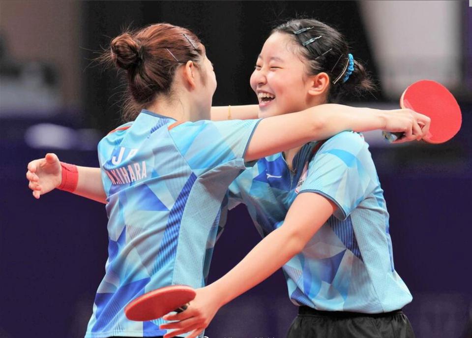 北京时间10月1日，乒乓球传来张本智和、马琳、早田希娜3人的消息(4)