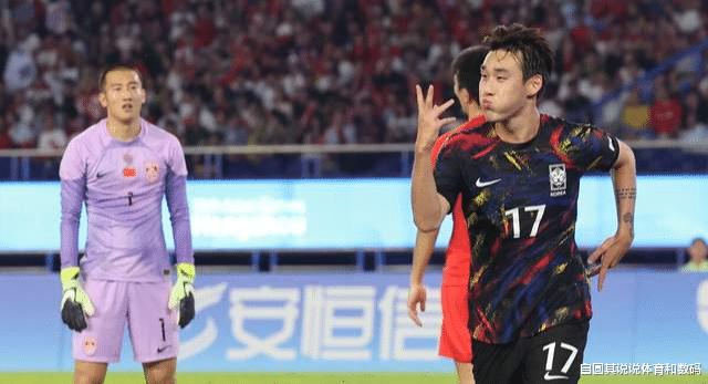 亚运会中国男足0比2输韩国男足，两球队实力差距大，国足输球正常