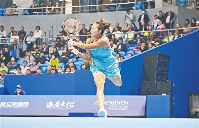 郑州网球公开赛：中国网球“一姐” 强势挺进半决赛(1)