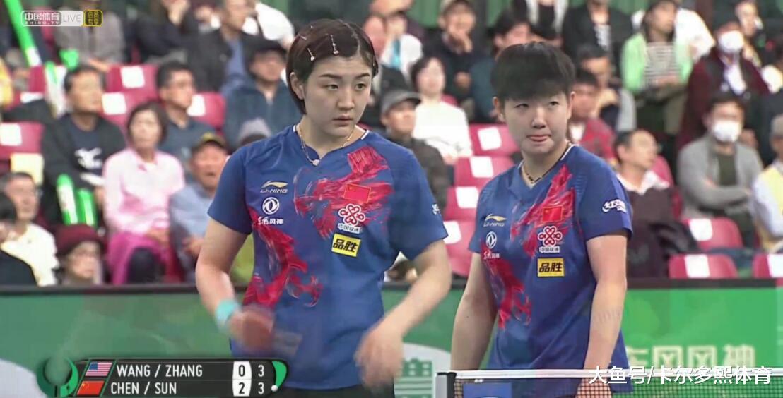 乒乓球团体世界杯：中国女团轻取美国 顺利晋级四强(1)