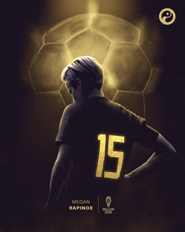 官方：美国女足队长拉皮诺埃获得2019年女子金球奖(2)