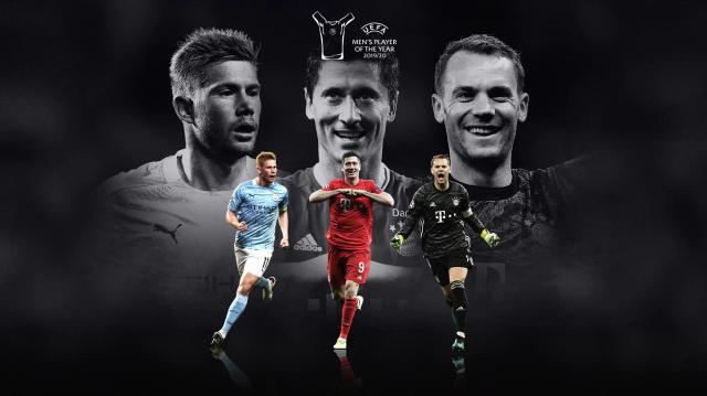 莱万领衔UEFA年度最佳候选 梅罗10年首度无缘前三