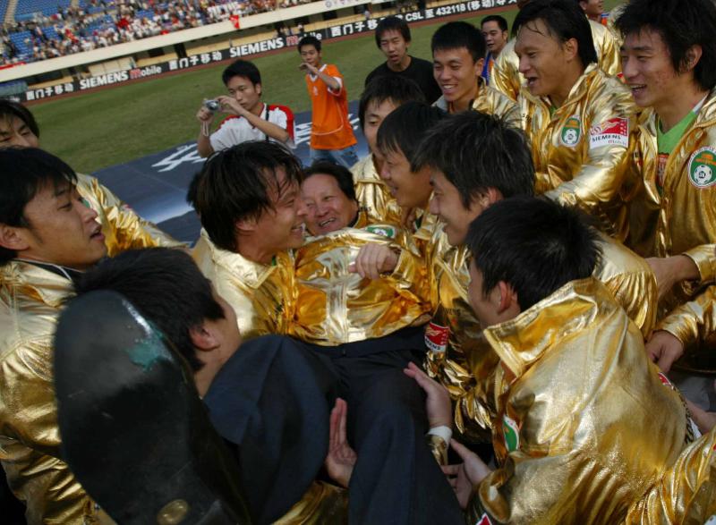 欠薪八个月却夺中超元年冠军, 朱广沪回忆16年前的深足奇迹(3)