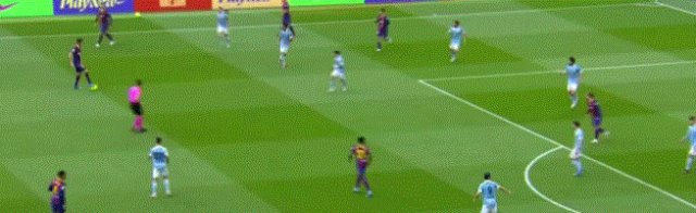 【西甲】梅西头球首开纪录 巴塞罗那1比1暂平塞尔塔(1)