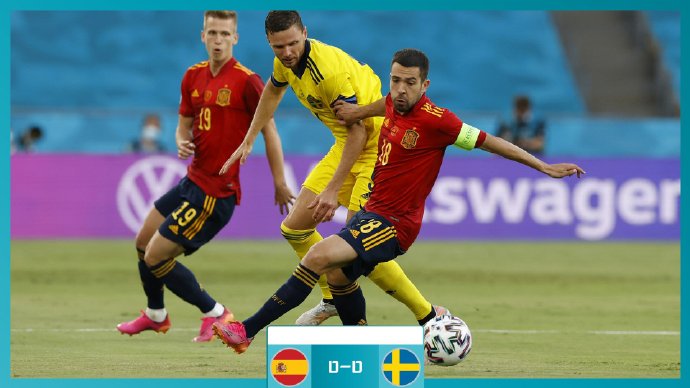 欧洲杯西班牙控球成魔，瑞典防守密不透风：0-0看得人昏昏欲睡(6)