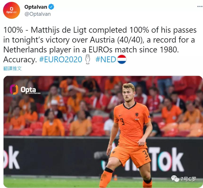 成功率100%！荷兰帝星闪耀欧洲杯，三项数据第一创41年纪录(5)