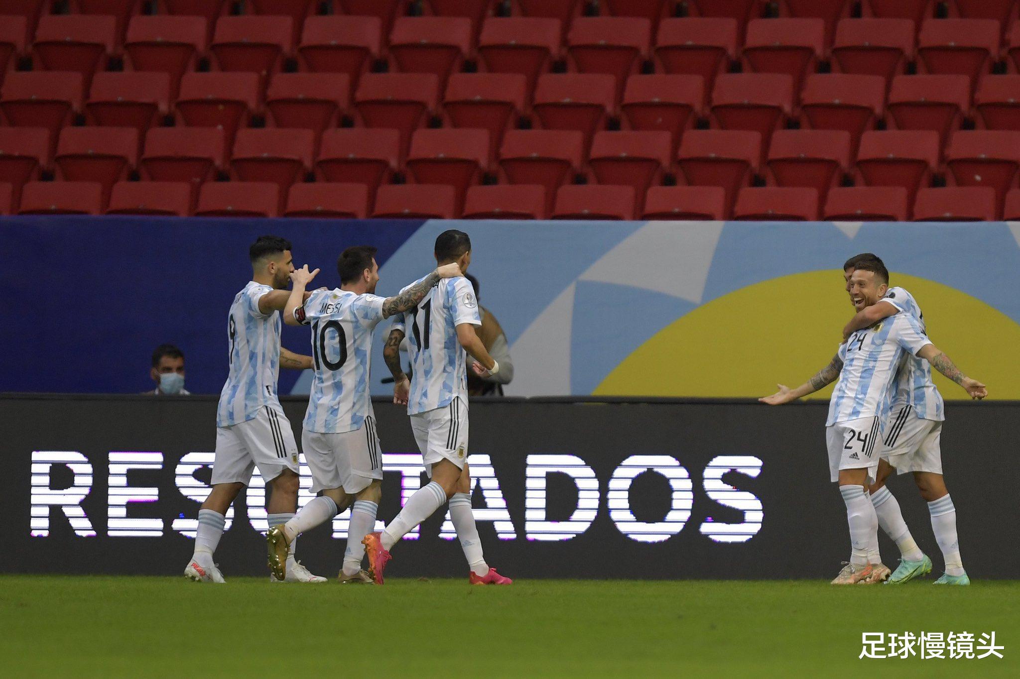 2连胜，1-0！阿根廷狂飙+领跑，创3大纪录+105年神迹，梅西笑了(3)