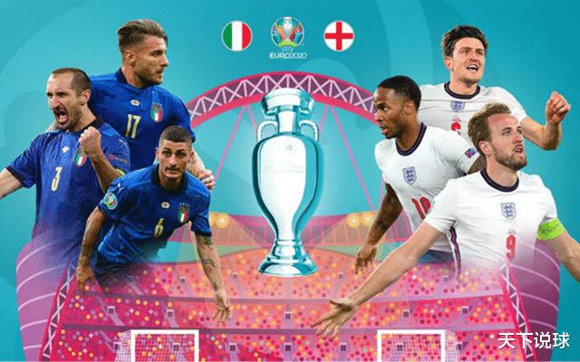 欧洲杯决赛！英格兰对阵意大利，冠军奖杯将花落谁家？