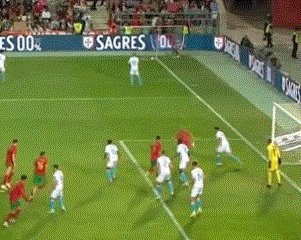 【世预赛】C罗两点射+帽子戏法 B费传射 葡萄牙5比0(13)