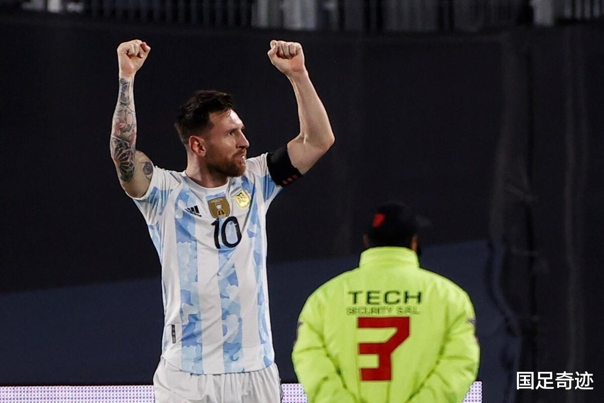 1比0！3连胜！阿根廷双杀南美劲旅，天使破荒，梅西刷新2骄人纪录(3)