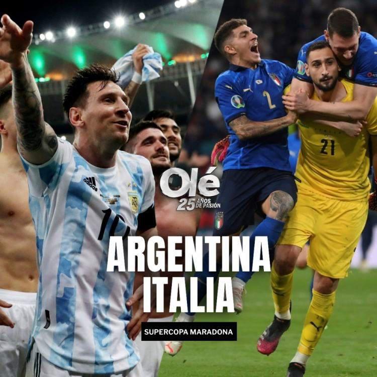 阿根廷决战意大利，梅西领衔豪华阵容出击欧洲冠军(2)